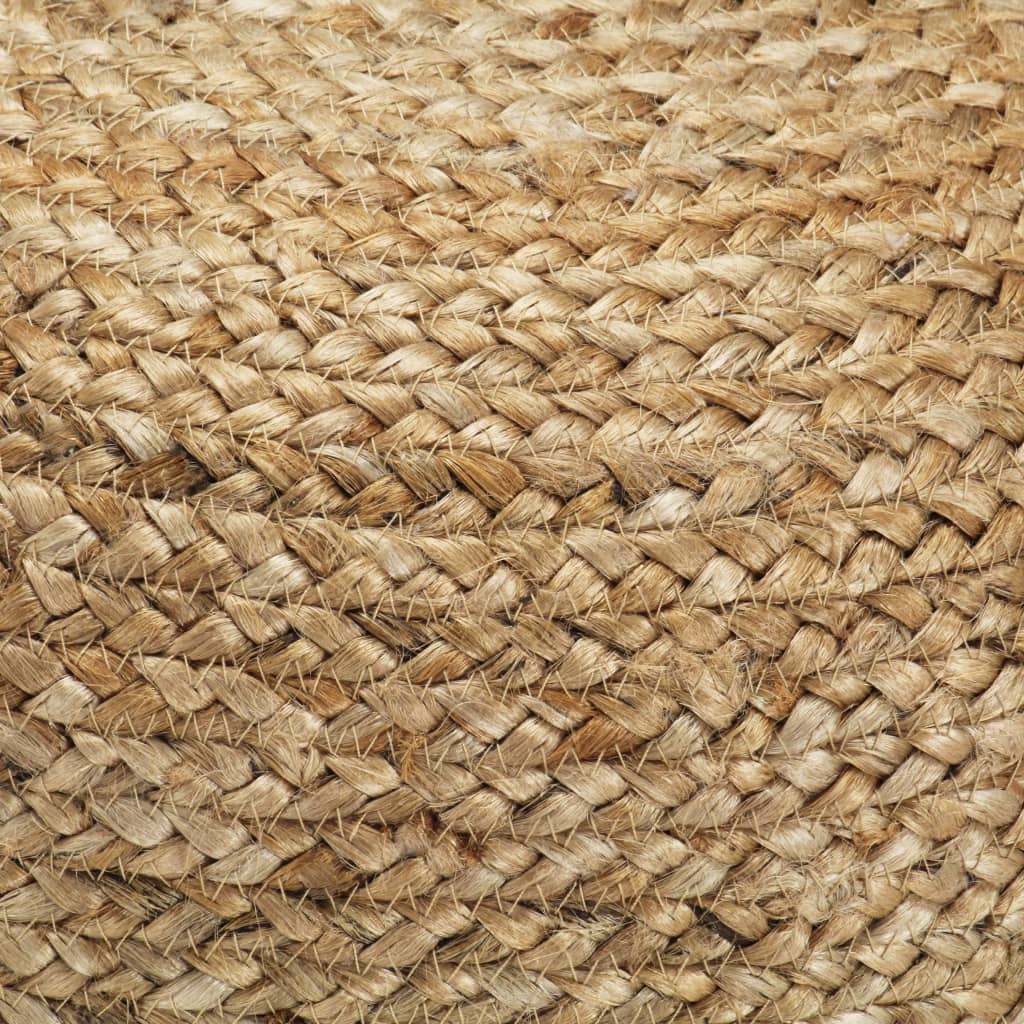 vidaXL Ręcznie robiony puf, 45 x 30 cm, juta