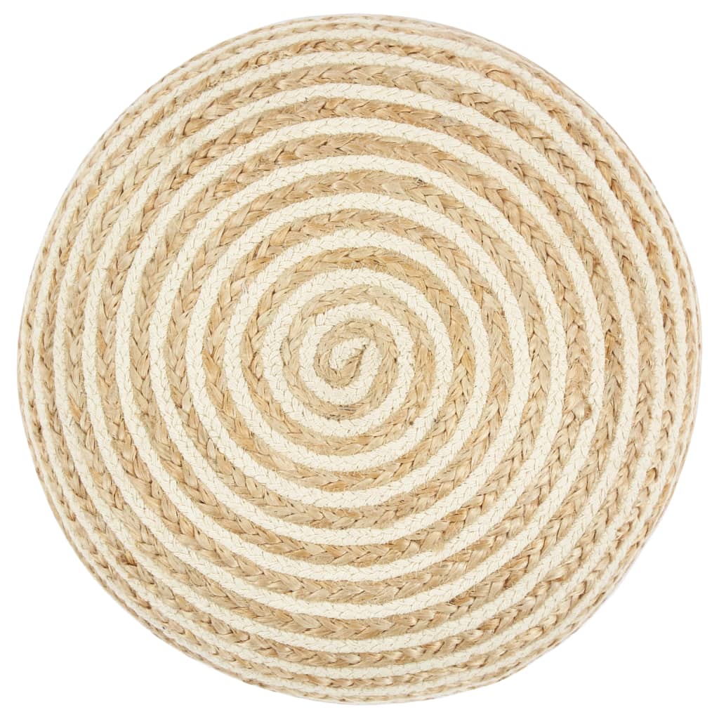vidaXL Ręcznie robiony puf, 45 x 30 cm, juta