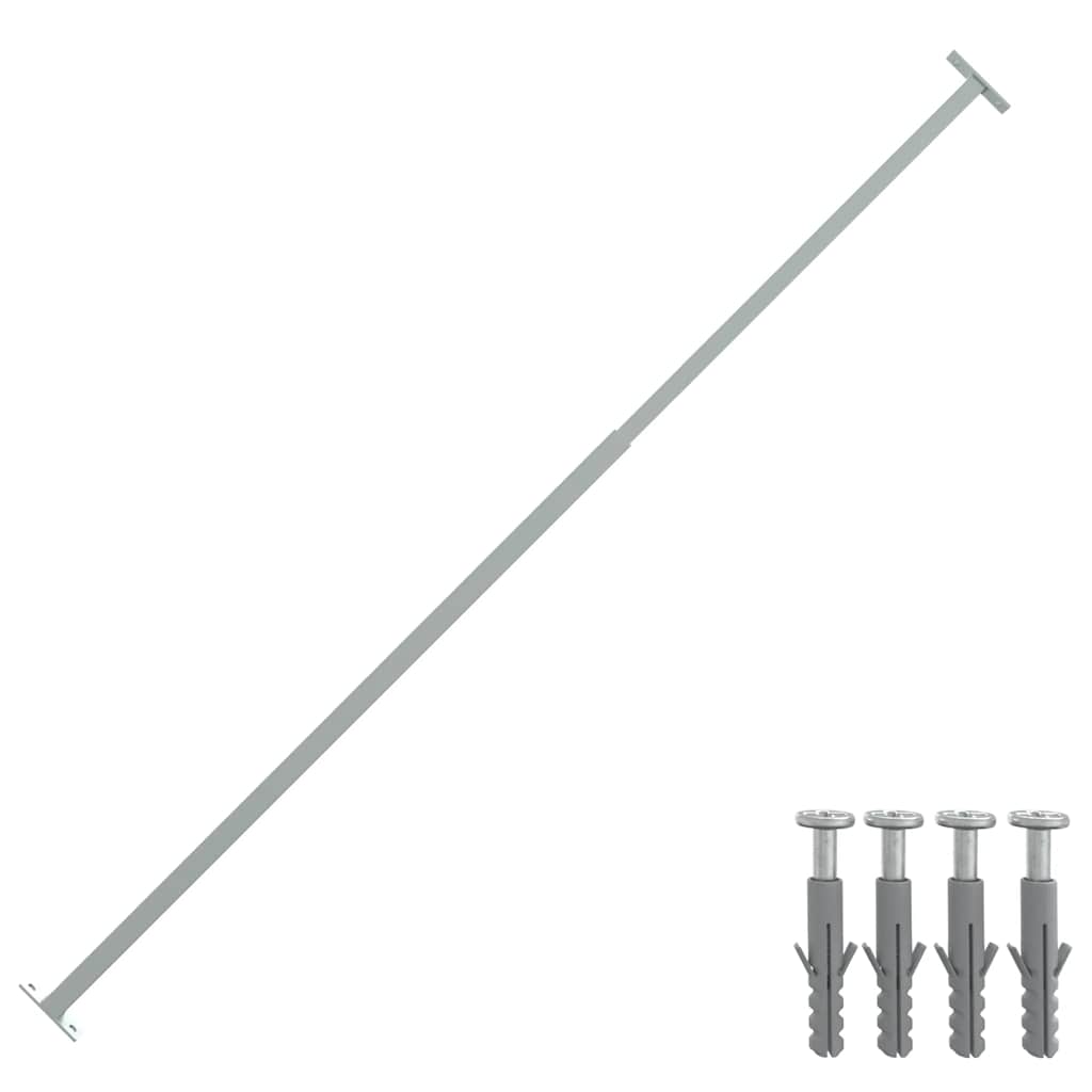 vidaXL Regulowana barierka zabezpieczająca okno, 710-1200 mm