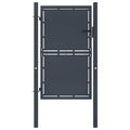 vidaXL Brama ogrodowa stalowa 100x200 cm antracyt