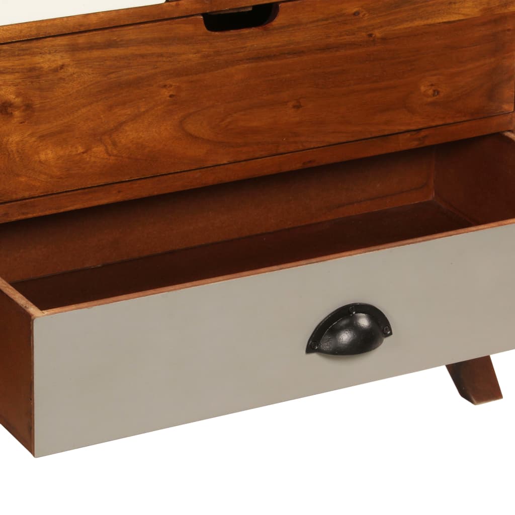 vidaXL Kredens z litego drewna akacjowego, 115x35x86 cm
