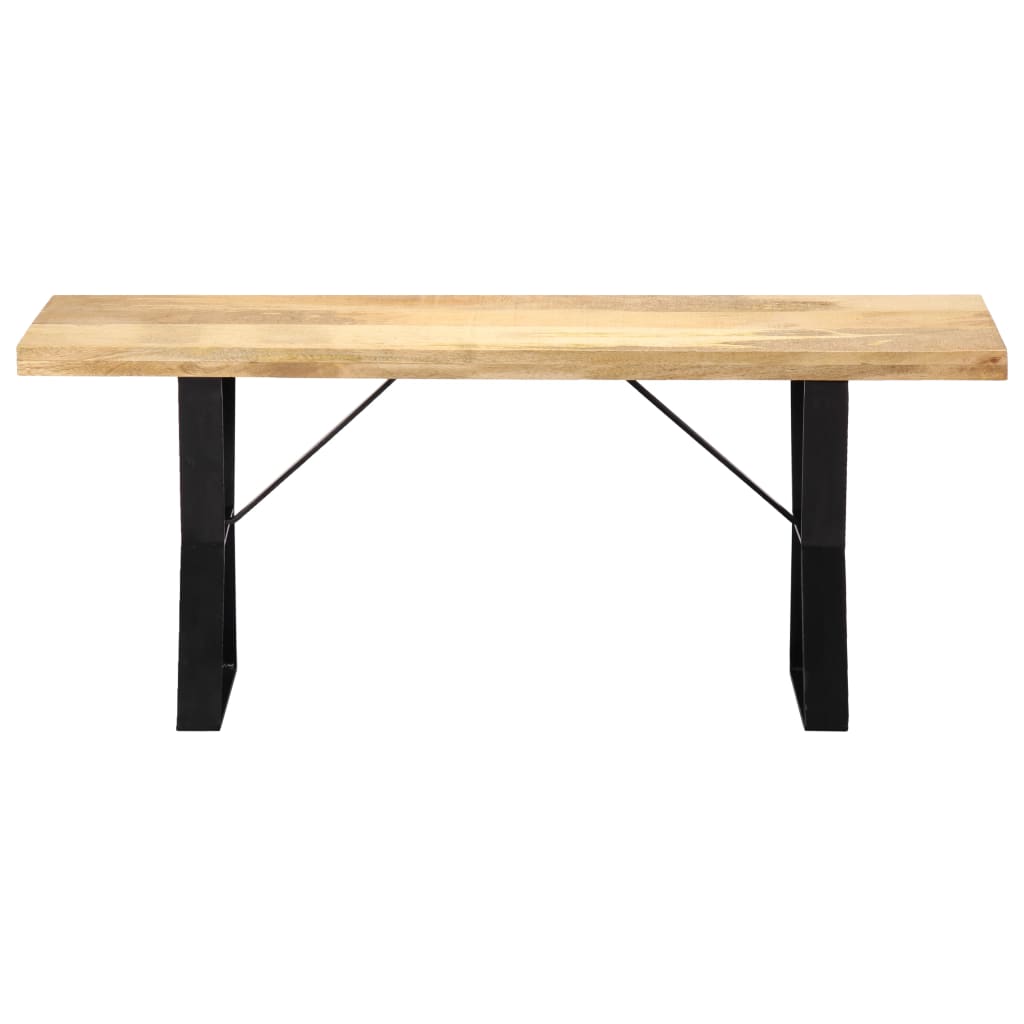 vidaXL Ławka, 110 cm, lite drewno mango