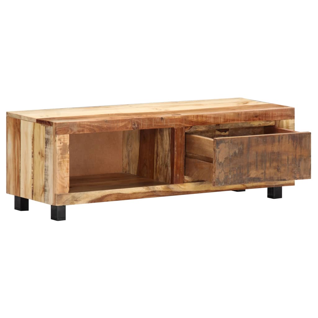 vidaXL Szafka pod TV, 100x30x33 cm, lite drewno odzyskane