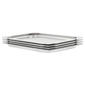 vidaXL Pojemniki gastronomiczne 4 szt., GN 1/1, 20 mm, stal nierdzewna
