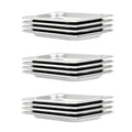vidaXL Pojemniki gastronomiczne 12 szt. GN 1/4, 20 mm, stal nierdzewna