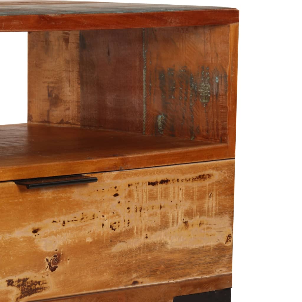 vidaXL Szafka pod TV, 118x35x45 cm, lite drewno odzyskane