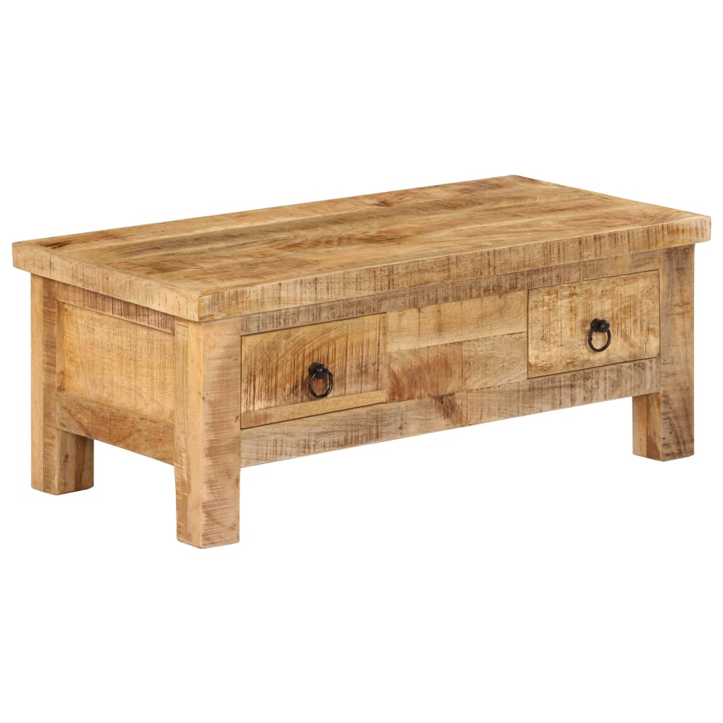 vidaXL Stolik kawowy z litego drewna mango, 90x45x35 cm