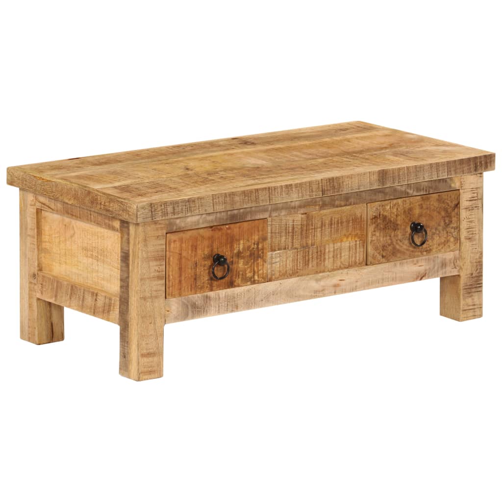 vidaXL Stolik kawowy z litego drewna mango, 90x45x35 cm