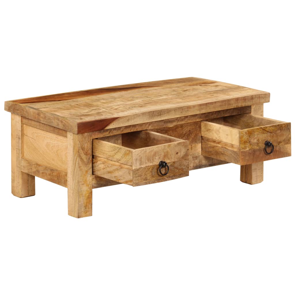 vidaXL Stolik kawowy z litego drewna mango, 90x45x35 cm