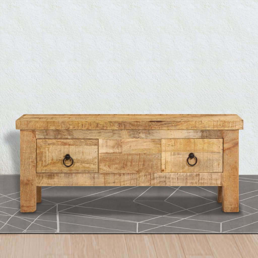 vidaXL Stolik kawowy z litego drewna mango, 90x45x35 cm
