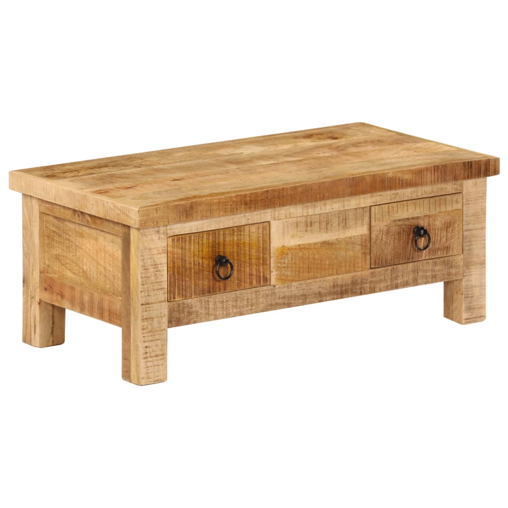 vidaXL Stolik kawowy z litego drewna mango, 90x45x35 cm