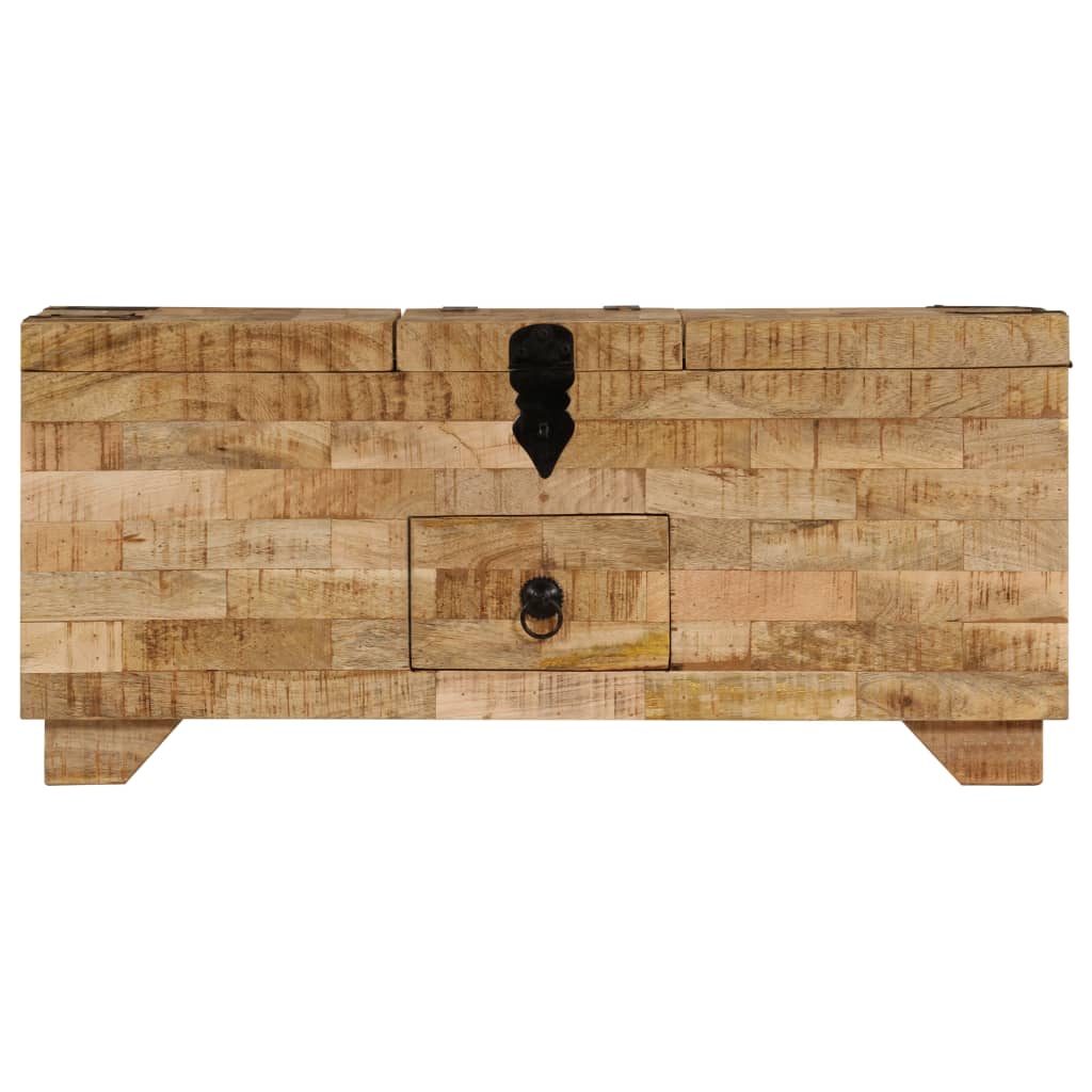 vidaXL Stolik kawowy, lite drewno mango, 80x40x35 cm