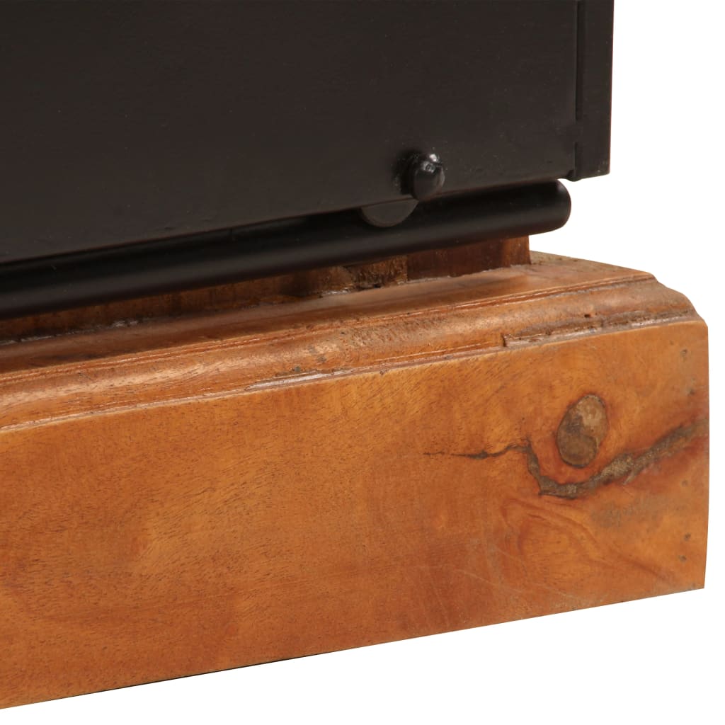 vidaXL Szafka pod TV, 110x30x45 cm, lite drewno odzyskane