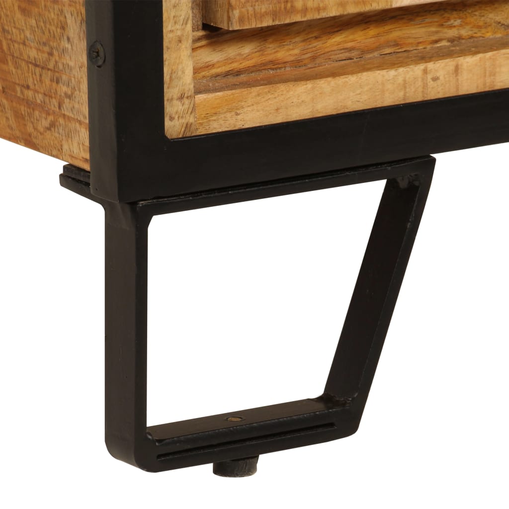 vidaXL Szafka pod TV z szufladami, 120x30x40 cm, lite drewno mango