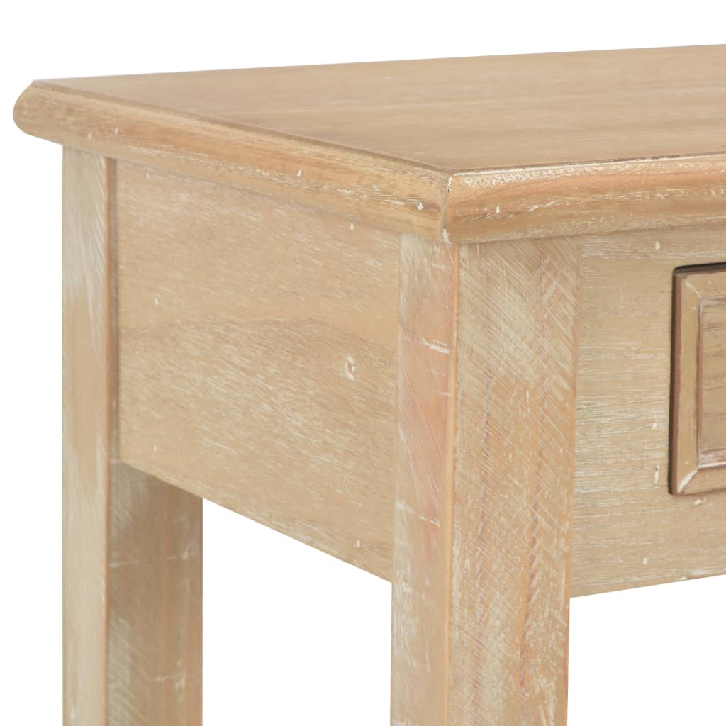 vidaXL Stolik konsola, 110 x 35 x 80 cm, drewniany
