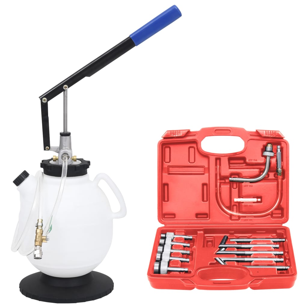 vidaXL Manualny zestaw do wymiany płynu przekładniowego, 7,5 L