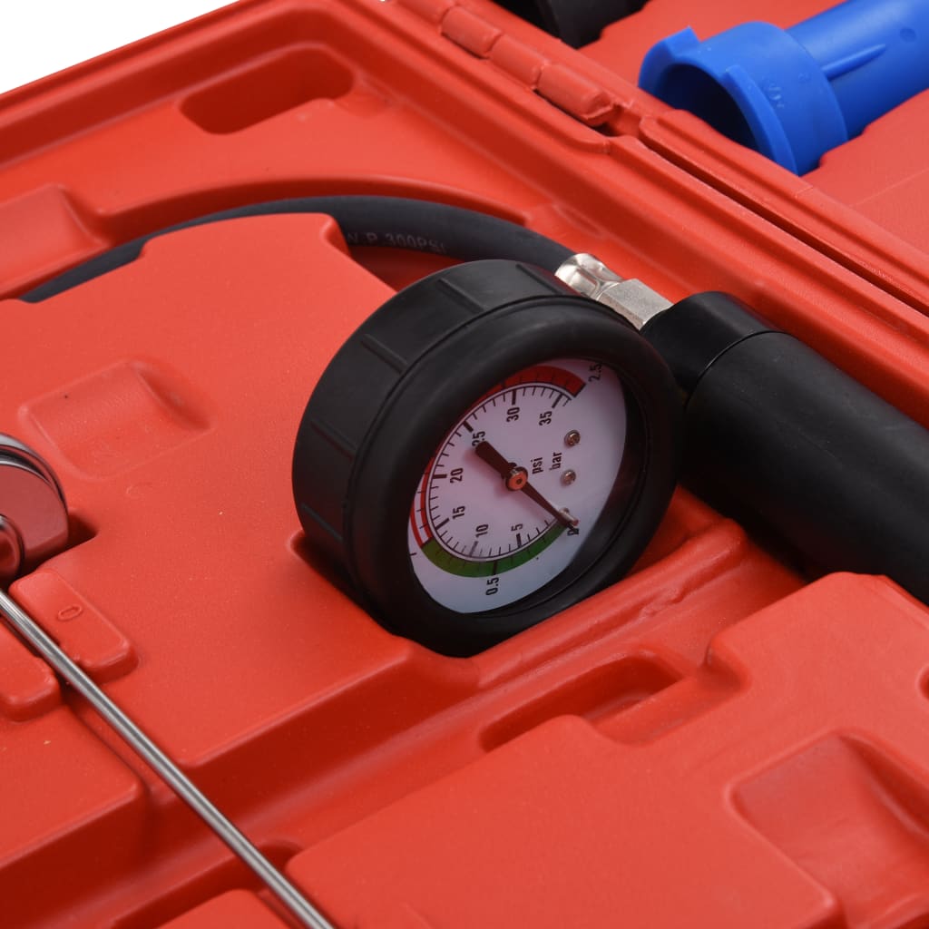 vidaXL 18-częściowy tester ciśnienia i temperatury systemu chłodzenia