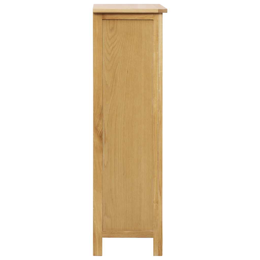 vidaXL Szafka na buty, 76 x 37 x 105 cm, lite drewno dębowe