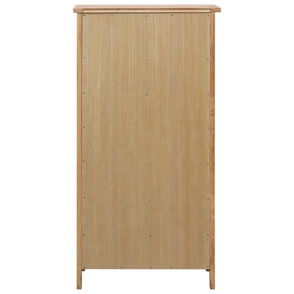 vidaXL Szafka na buty, 76 x 37 x 105 cm, lite drewno dębowe