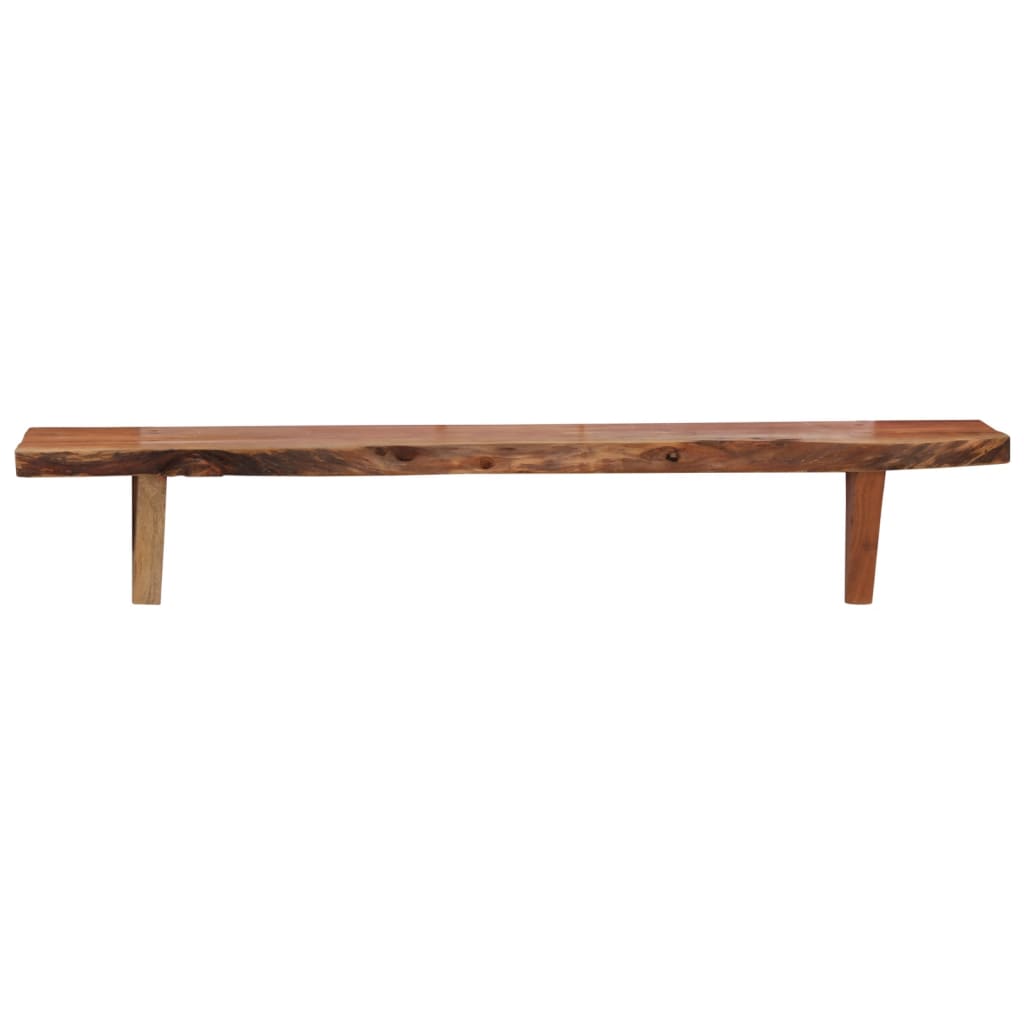 vidaXL Półki ścienne, 2 szt., 90 x 20 x 18 cm, lite drewno akacjowe