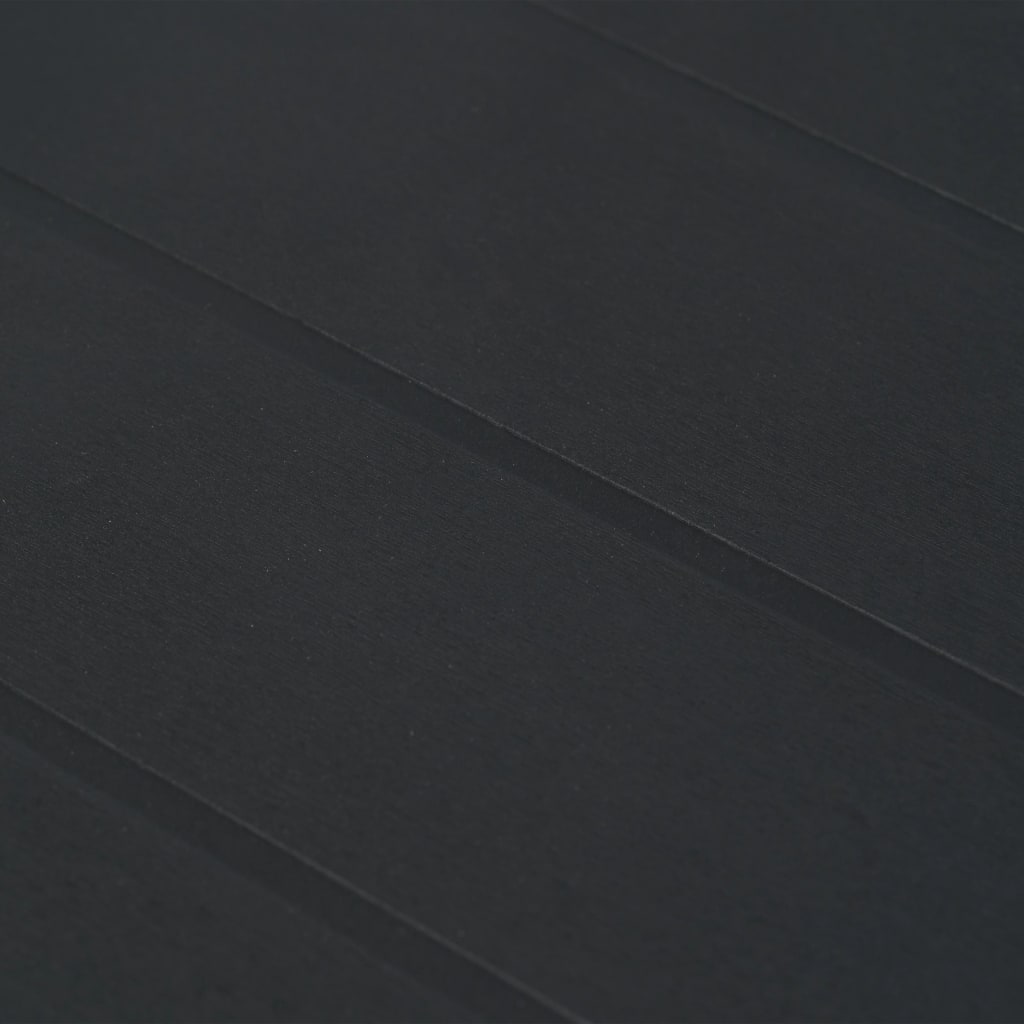 vidaXL Stół ogrodowy, 220x90x72 cm, plastikowy, antracytowy