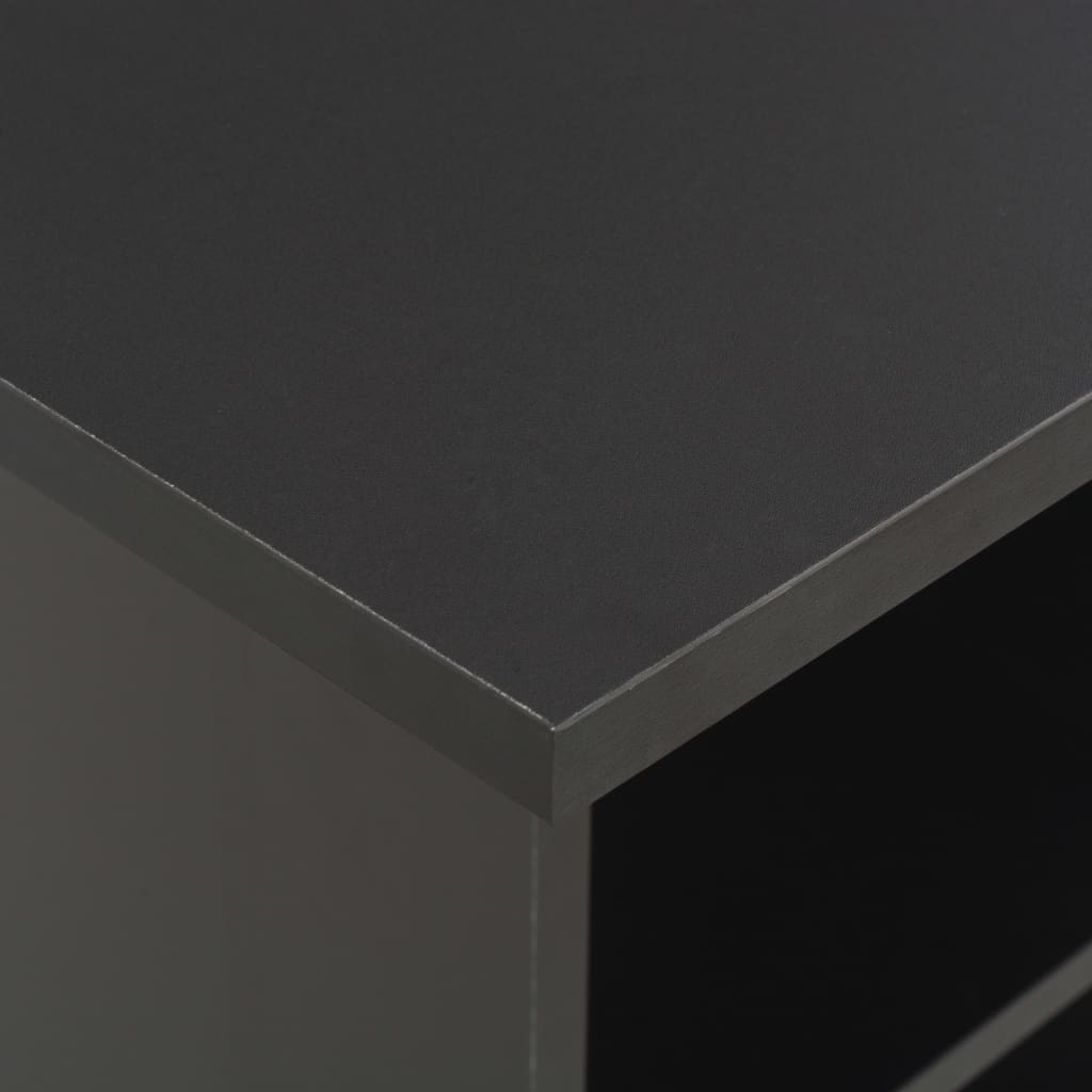 vidaXL Stolik barowy, czarny, 60 x 60 x 110 cm