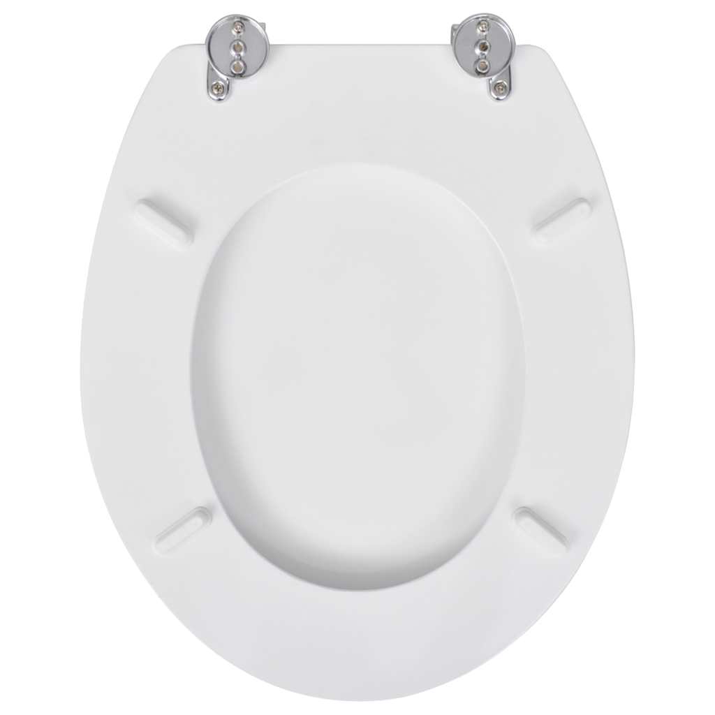 vidaXL Deski sedesowe, 2 szt., MDF, białe
