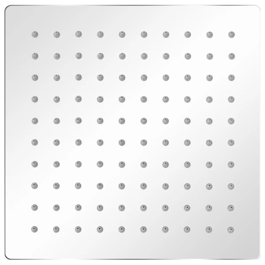 vidaXL Deszczownice ze stali nierdzewnej, 2 szt., 20 x 20 cm