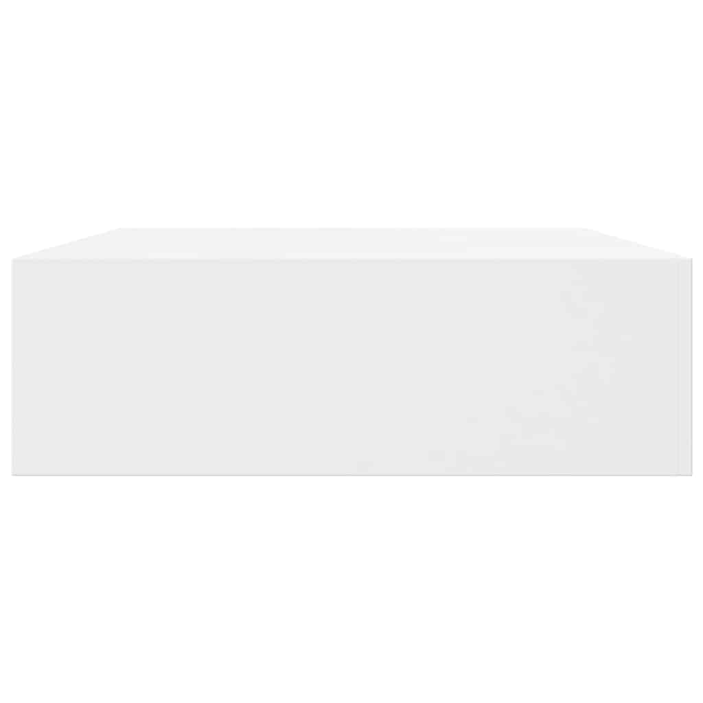 vidaXL Półki wiszące z szufladami, 2 szt., białe, 48 cm