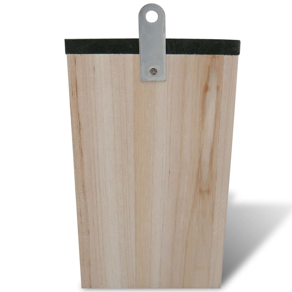 vidaXL Domki dla motyli, 8 szt., drewniane, 14 x 15 x 22 cm