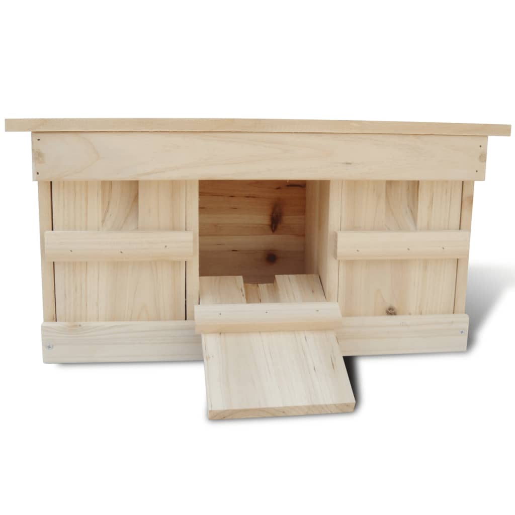 vidaXL Domki dla wróbli, 2 szt., drewniane, 44 x 15,5 x 21,5 cm