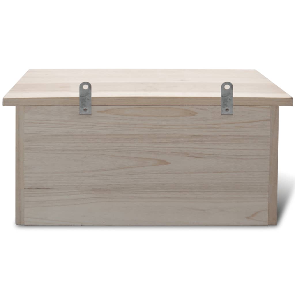 vidaXL Domki dla wróbli, 2 szt., drewniane, 44 x 15,5 x 21,5 cm