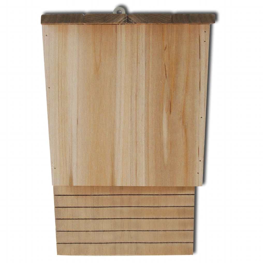 vidaXL Domki dla nietoperzy, 4 szt., 22 x 12 x 34 cm, drewniane