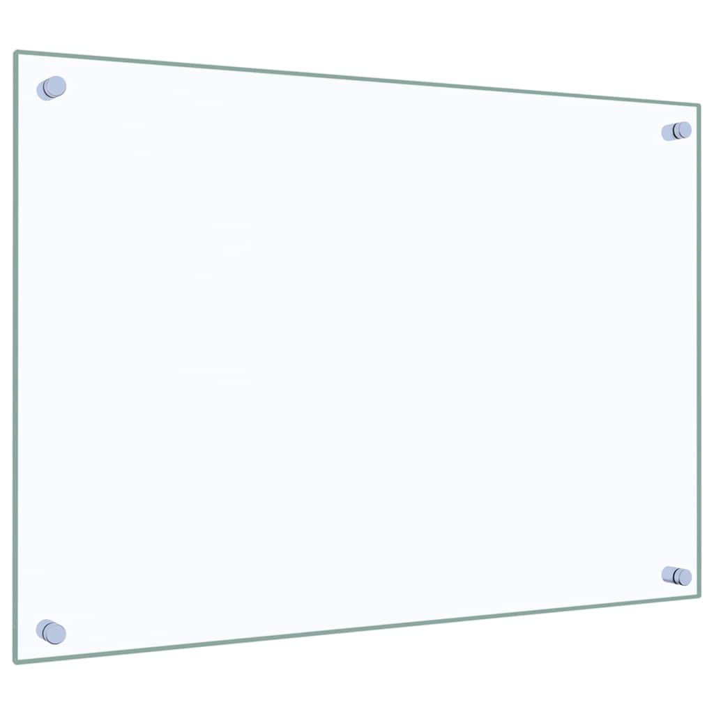 vidaXL Panel ochronny do kuchni, przezroczysty, 70x50 cm, szkło