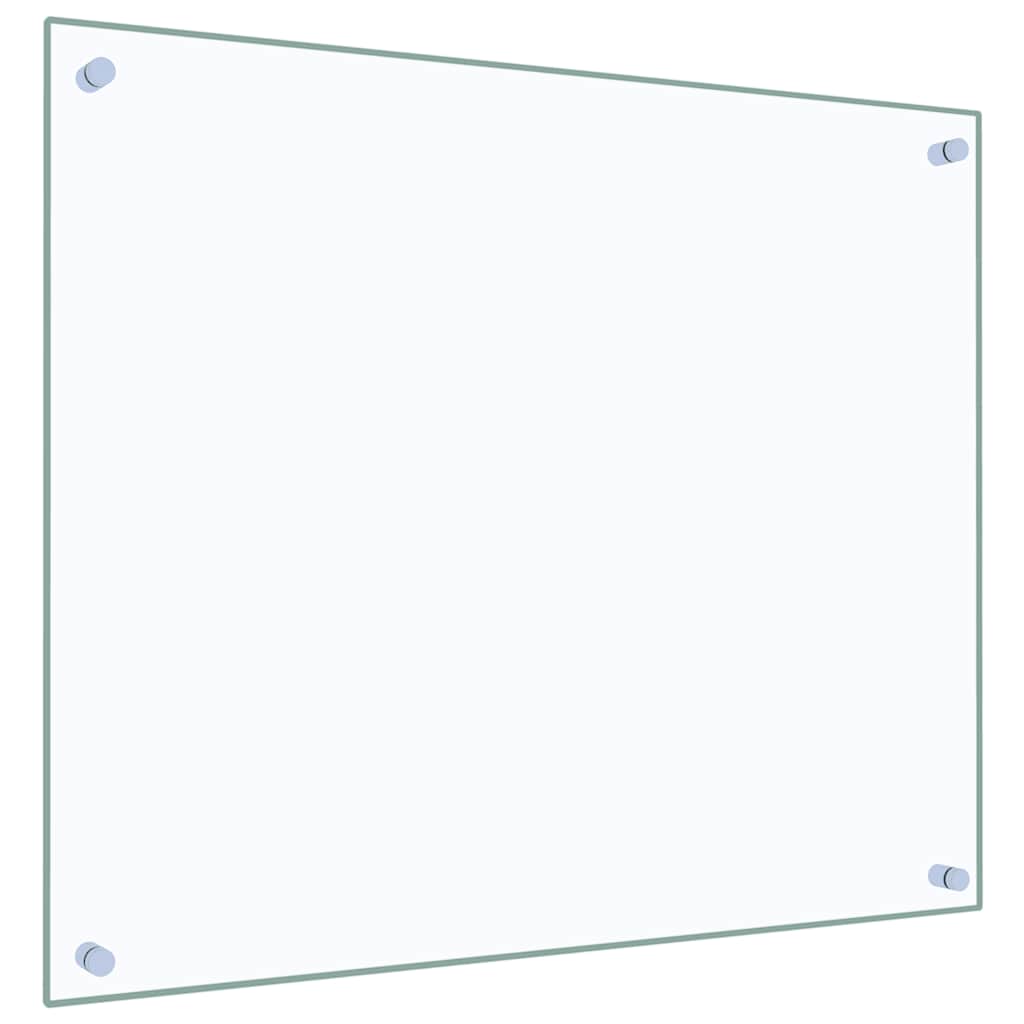vidaXL Panel ochronny do kuchni, przezroczysty, 70x60 cm, szkło