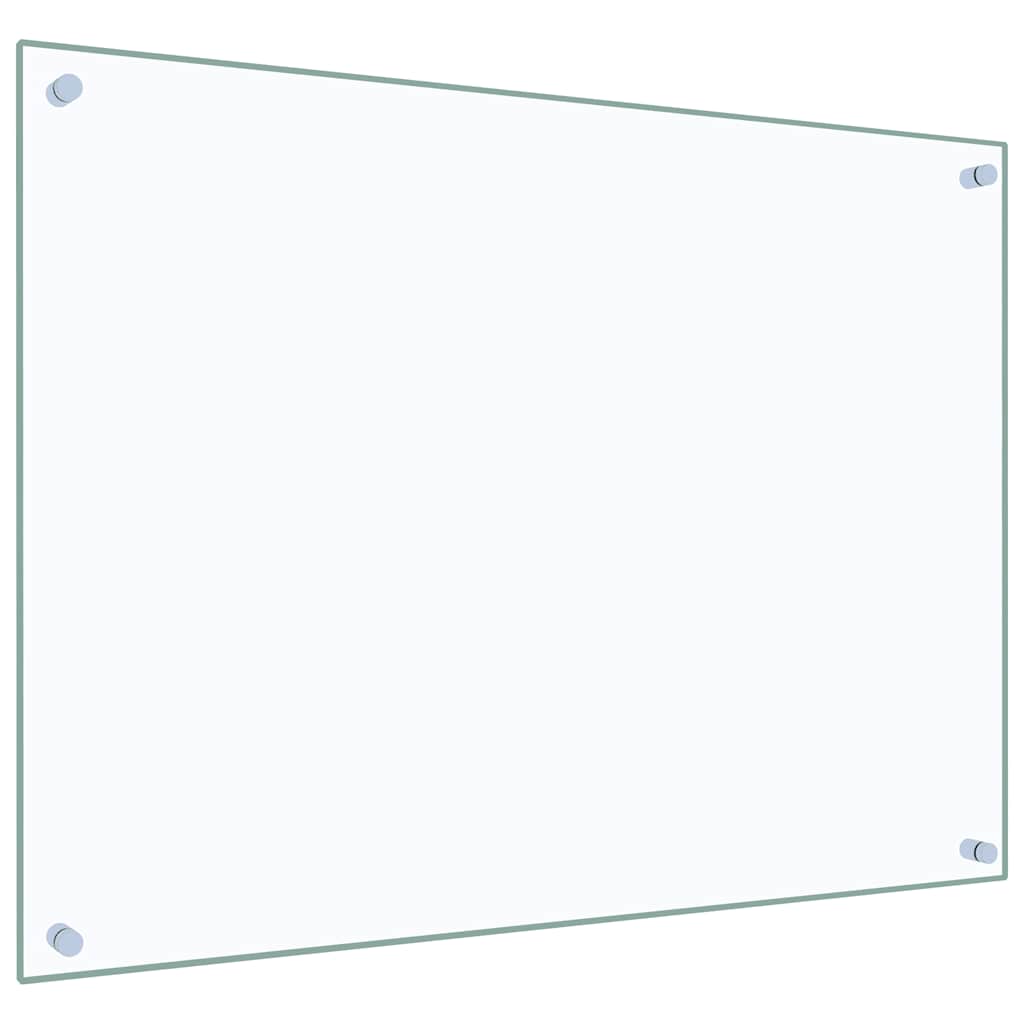 vidaXL Panel ochronny do kuchni, przezroczysty, 80x60 cm, szkło