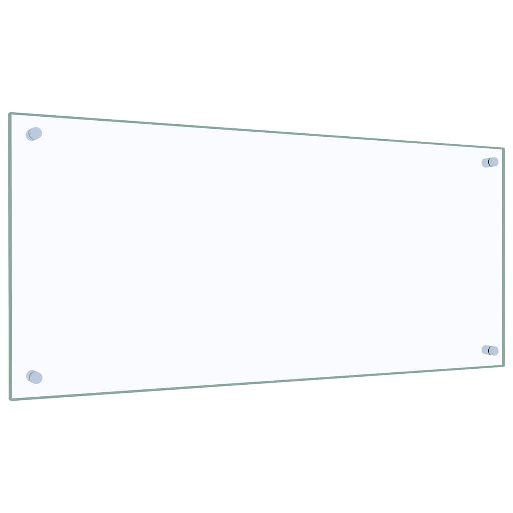 vidaXL Panel ochronny do kuchni, przezroczysty, 90x40 cm, szkło
