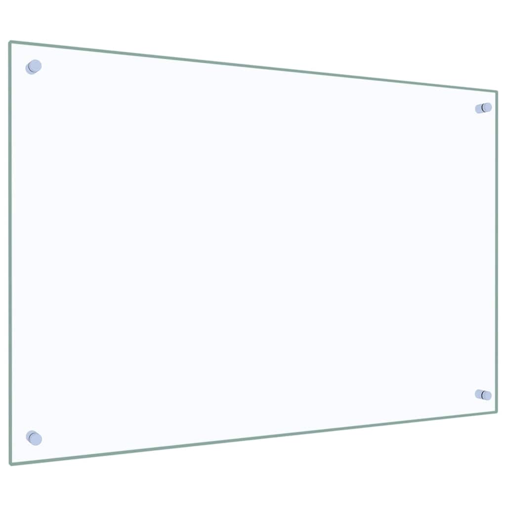 vidaXL Panel ochronny do kuchni, przezroczysty, 90x60 cm, szkło