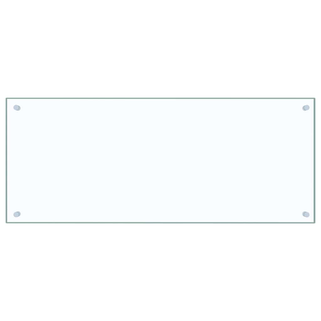 vidaXL Panel ochronny do kuchni, przezroczysty, 100x40 cm, szkło