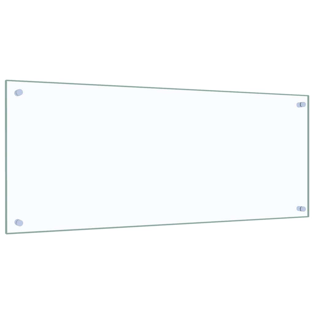 vidaXL Panel ochronny do kuchni, przezroczysty, 100x40 cm, szkło