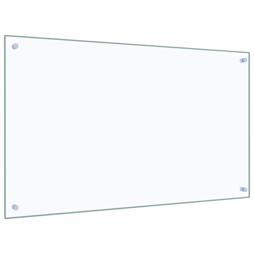 vidaXL Panel ochronny do kuchni, przezroczysty, 100x60 cm, szkło