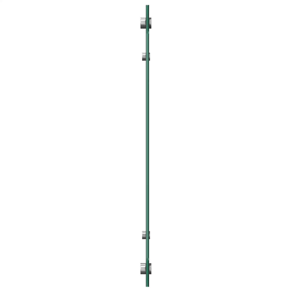 vidaXL Panel ochronny do kuchni, czarny, 100x50 cm, szkło hartowane