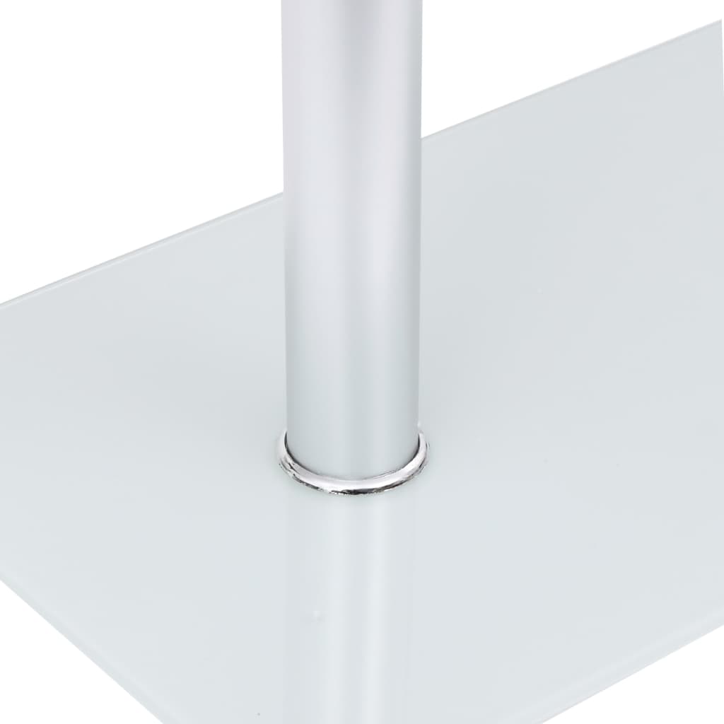 vidaXL Stolik w kształcie U 45x30x58 cm, przezroczyste hartowane szkło