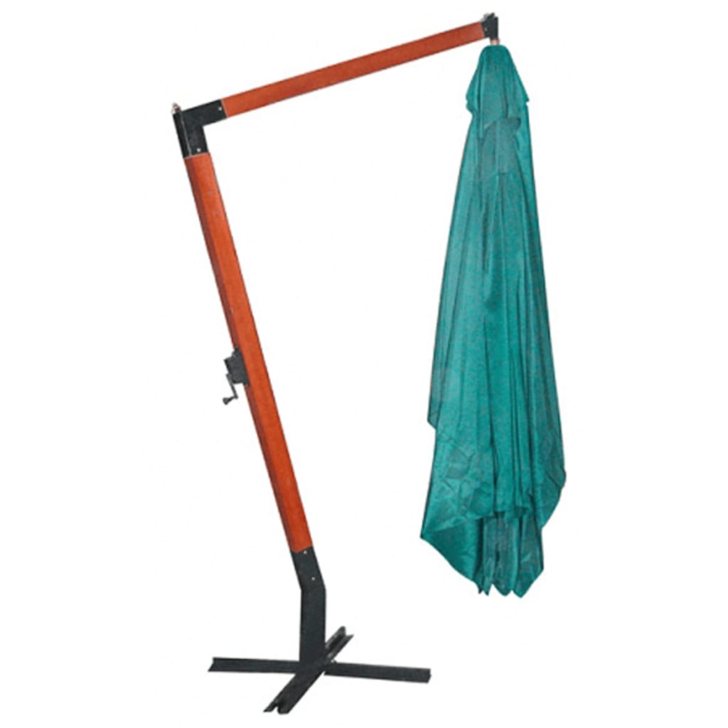 vidaXL Parasol ogrodowy podwieszany, 300x400 cm, zielony