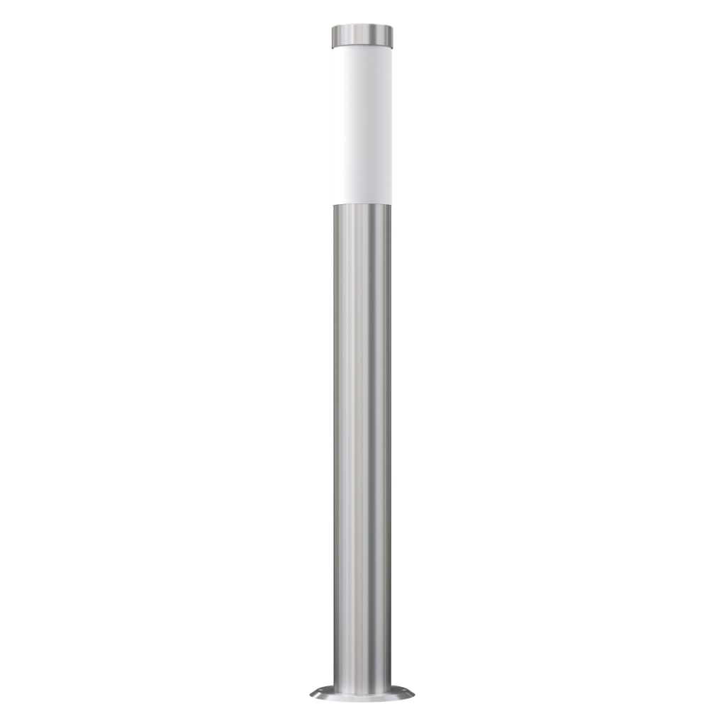 vidaXL Zestaw lamp ogrodowych, 3-cz., wodoszczelny, stal nierdzewna