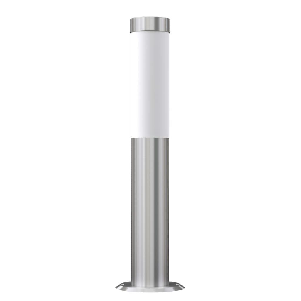 vidaXL Zestaw lamp ogrodowych, 3-cz., wodoszczelny, stal nierdzewna