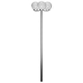 vidaXL Lampa ogrodowa na słupku, 3 kule, 220 cm
