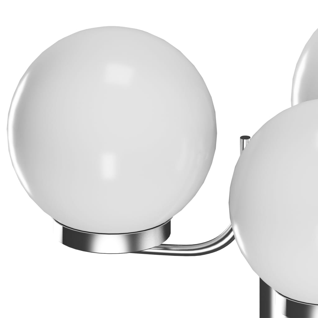 vidaXL Lampa ogrodowa na słupku, 3 kule, 220 cm