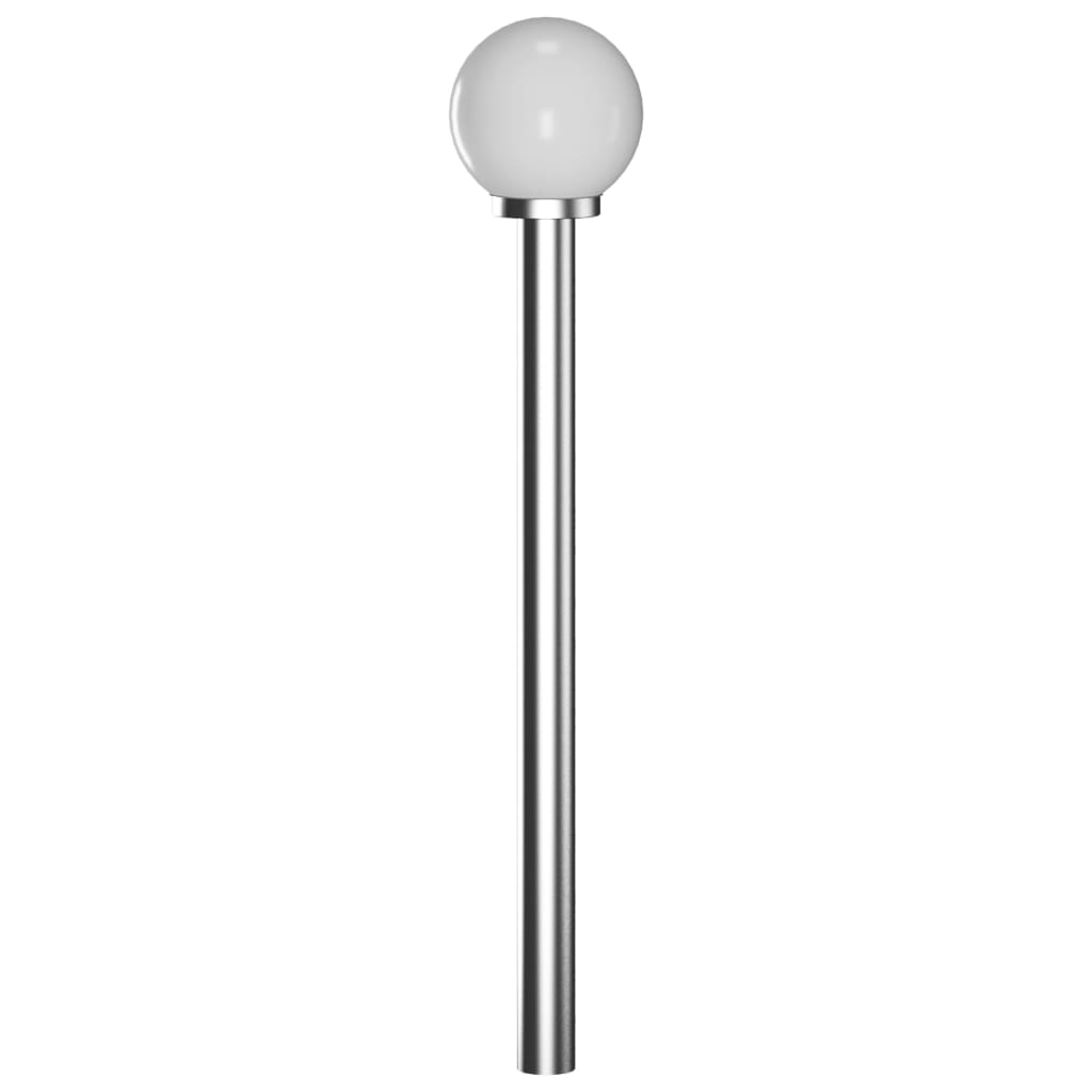 vidaXL Lampa ogrodowa na słupku, 1 kula, 110 cm