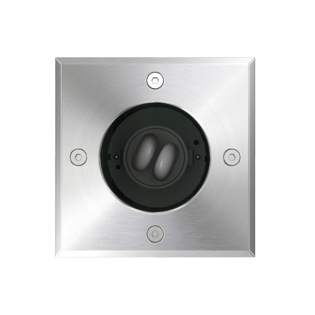 vidaXL Lampy najazdowe, 3 szt., kwadratowe